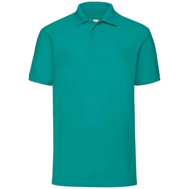 Fruit of the Loom Mens 65/35 Polo Shirt (Emerald)