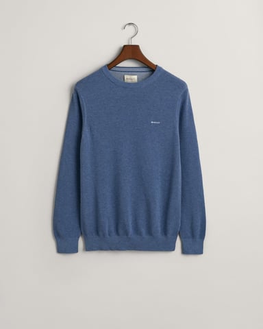 GANT Mens Cotton Pique Crew Neck Jumper
