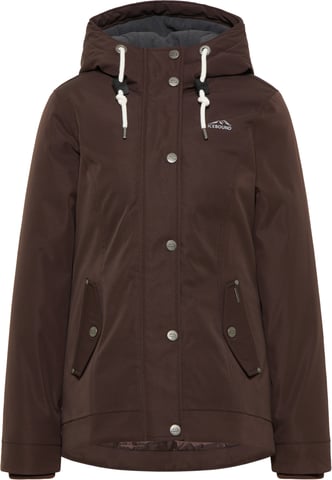 ICEBOUND Winter jacket women dark brown