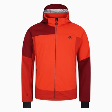 Dare 2B Mens Mountaineer Soft Shell Jacket (Tuscan Red/Cinnamon)