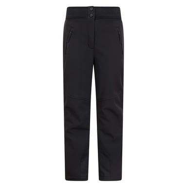 Mountain Warehouse Childrens/Kids Swiss Softshell Ski Trousers (Black)