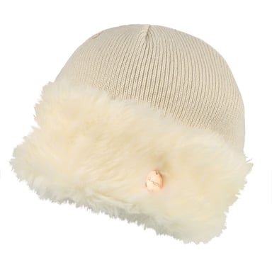 Regatta Womens/Ladies Luz Faux Fur Trim Cotton Jersey Winter Beanie Hat
