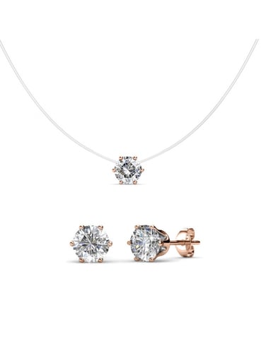 Mermaid Set - Rose Gold and Crystal
