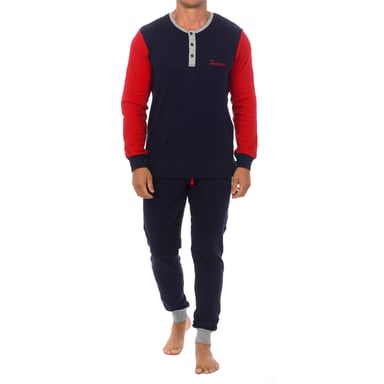 A0CHI men's long-sleeved tundose fabric pajamas