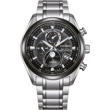 Citizen Tsuki-yomi Heren Zilveren Horloge BY1018-80E
