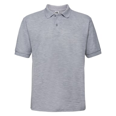 Russell Mens Classic Polycotton Polo Shirt (Light Oxford Heather)