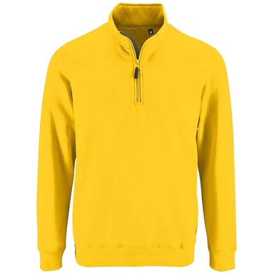 SOLS Mens Stan Zip Standing Collar Jumper (Gold)