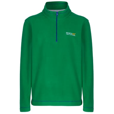 Regatta Great Outdoors Childrens/Kids Hot Shot II Half Zip Fleece Top (Highland Green)