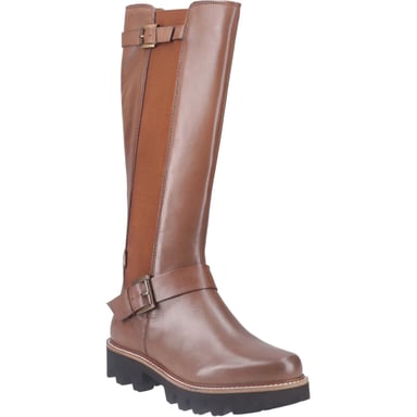 Pod Aleena Läder/Textil Damstövlar Tan