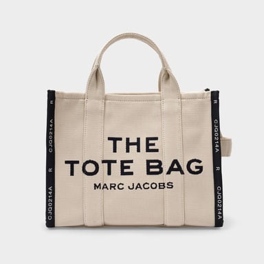 The Medium Size Tote Bag Jacquard - Marc Jacobs -  Warm Sand - Cotton