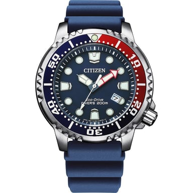 Citizen Promaster Diver Heren Horloge Blauw BN0168-06L