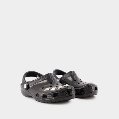 Klassieke sandalen met studs - Crocs - Synthetisch - Zwart