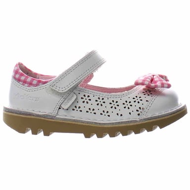 Kickers Kick Bowtie 2 barn vita skor