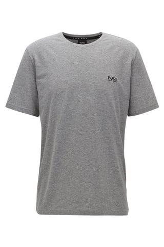 BOSS Bodywear Mix & Match Crew Neck T-Shirt - Grey Marl