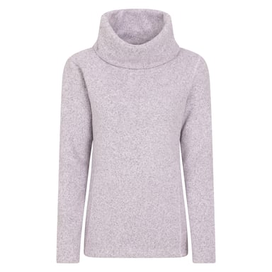 Mountain Warehouse Womens/Ladies Cowl Neck Fleece Top (Lilac)