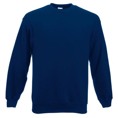 Fruit of the Loom Mens Classic 80/20 Set-in Sweatshirt (Navy)