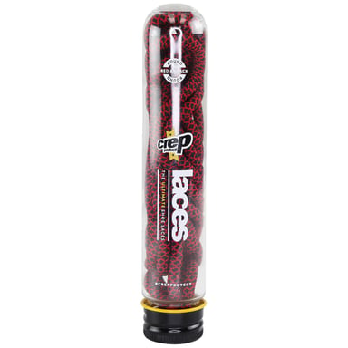 Crep Protect De Ultieme Platte Rood/Zwarte Schoenveters