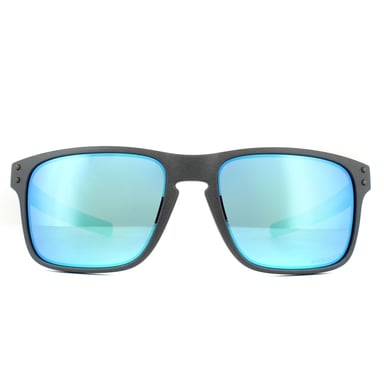 Oakley Sunglasses Holbrook Mix OO9384-10 Steel Prizm Sapphire Polarized