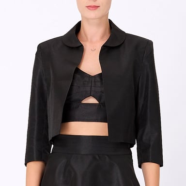 Taffeta Crop Jacket