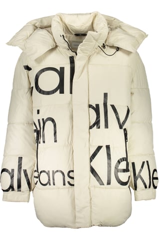 Calvin Klein Men's Beige Polyester Jacket