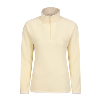 Mountain Warehouse Womens/Ladies Montana Half Zip Fleece Top (Yellow)