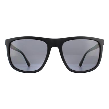 Emporio Armani Sunglasses EA4124 573381 Matte Black Grey Polarized