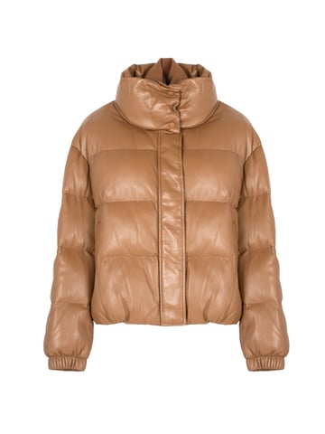 Patrizia Pepe Jacket Puchowa Woman's Brown