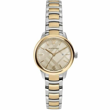 Burberry BU10118 Classic Swiss Made Two Tone damklocka