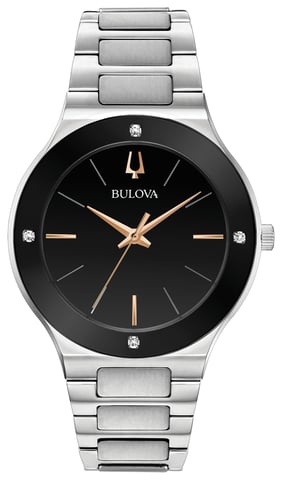 Bulova Futuro Men's Silver Watch 96E117