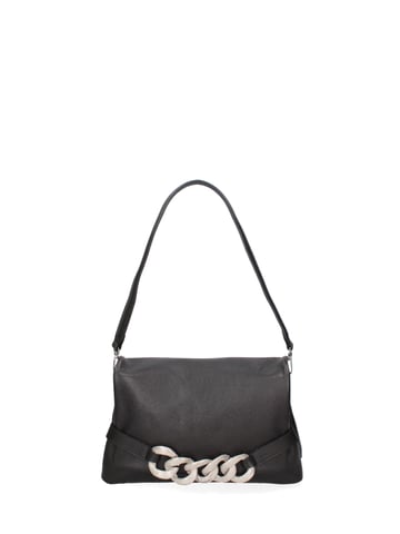 John Richmond Shoulder Bag Women BLACK AND GOLD