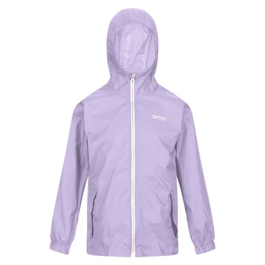 Regatta Great Outdoors Childrens/Kids Pack It Jacket III Waterproof Packaway Black (Pastel Lilac)