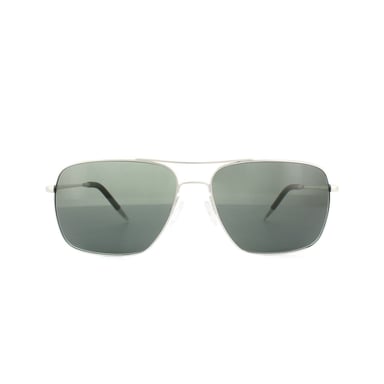 Oliver Peoples Sunglasses Clifton 1150 5036/P2 Silver Midnight Express VFX Polarized