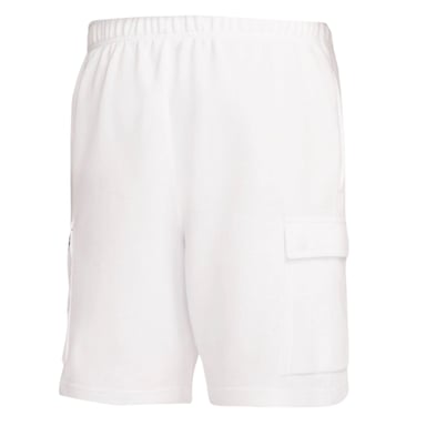 Nike Blue Swoosh Pockets White Shorts