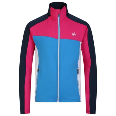 Dare 2B Childrens/Kids Emergent Core Stretch Midlayer (Swedish Blue/Pure Pink)