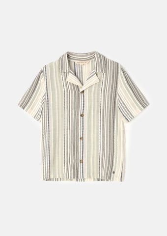 Moaksy Textured Stripe Resort Shirt