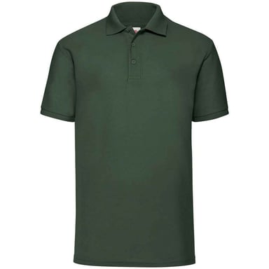 Fruit of the Loom Mens Pique Polo Shirt (Bottle Green)