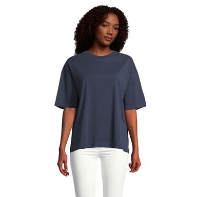 SOLS Womens/Ladies Boxy Oversized T-Shirt (French Navy)