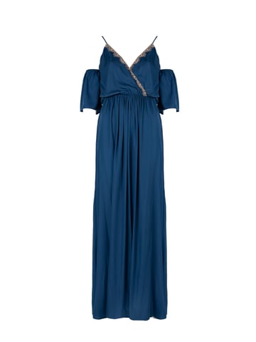 Liu Jo Dress Maxi Woman's Blue