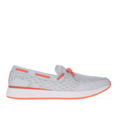 Men's Swims Breeze Wave Boat Loafers in Grey orange