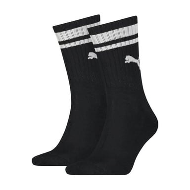 PUMA Heritage Crew 2Pck Black Socks
