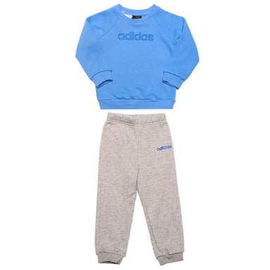 Boy's adidas Baby Linear Fleece Jogger Set in Blue