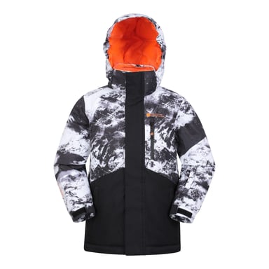 Mountain Warehouse Childrens/Kids Himalayan Abstract Ski Jacket (Dark Grey)