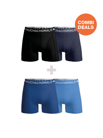 Muchachomalo - 2-pack + 2-pack Boxershorts Herr - Kombierbjudande