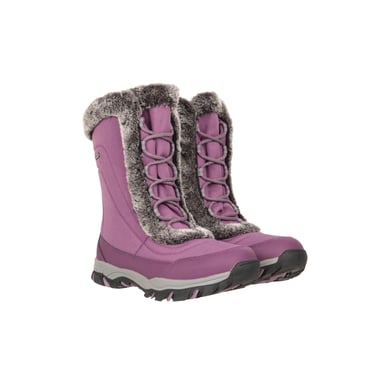 Mountain Warehouse Womens/Ladies Ohio Snow Boots (Dark Purple)