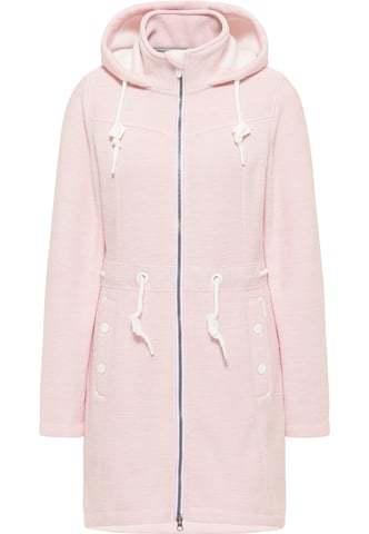ICEBOUND Knitted fleece coat women old pink melange