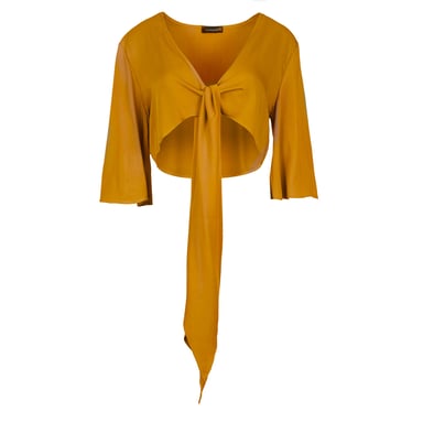 Mustard Bolero Top