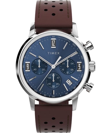 Timex Marlin Chrono Heren Horloge Bruin TW2W10200
