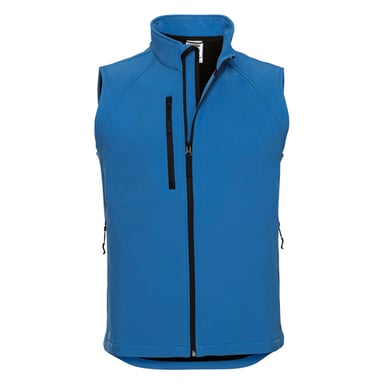 Russell Mens Softshell Gilet (Azure Blue)