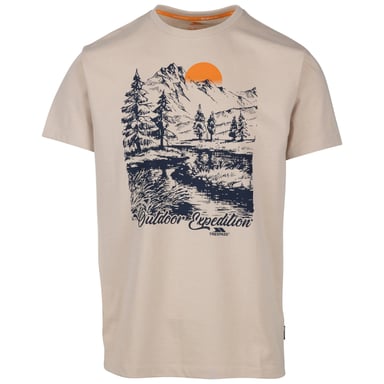 Trespass Mens Worden T-Shirt (Soft Stone)