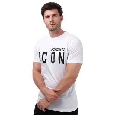 DSquared2 Icon T-shirt voor heren, wit